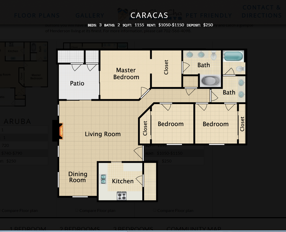 Caracas, 3 br, 2 ba